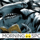 King Shark gets some reading in.